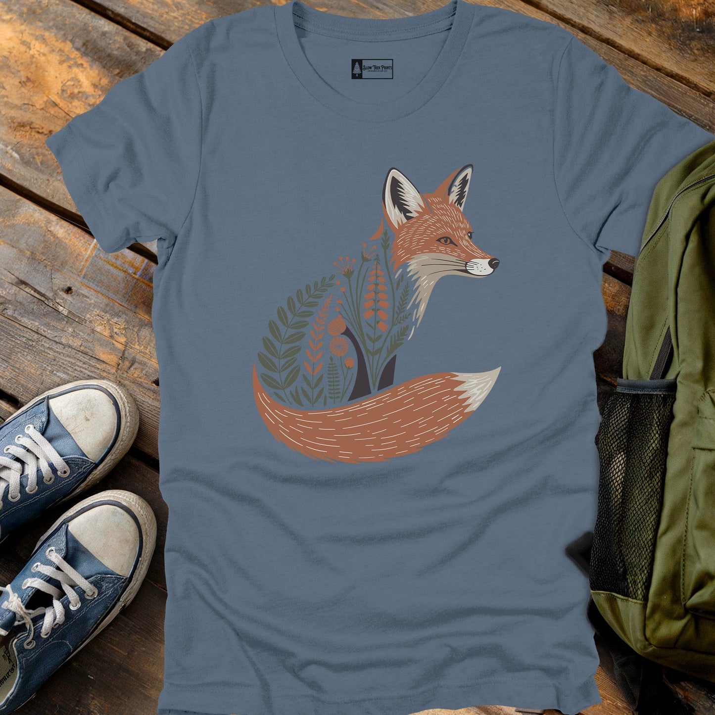 Floral Fox T-Shirt