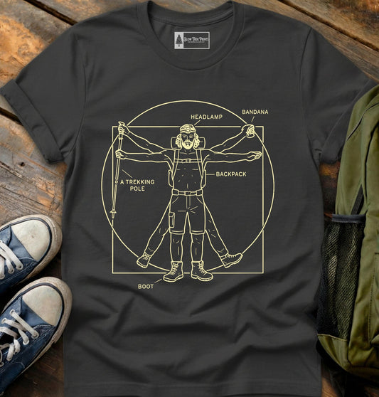 Vitruvian Hiker T-Shirt