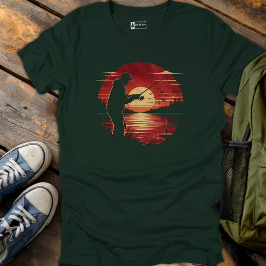 Sunset Fisherman T-Shirt