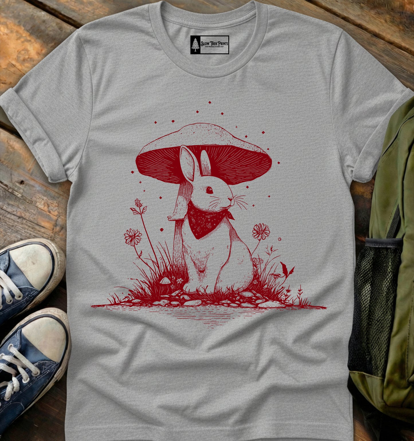 Mushroom Rabbit T-Shirt