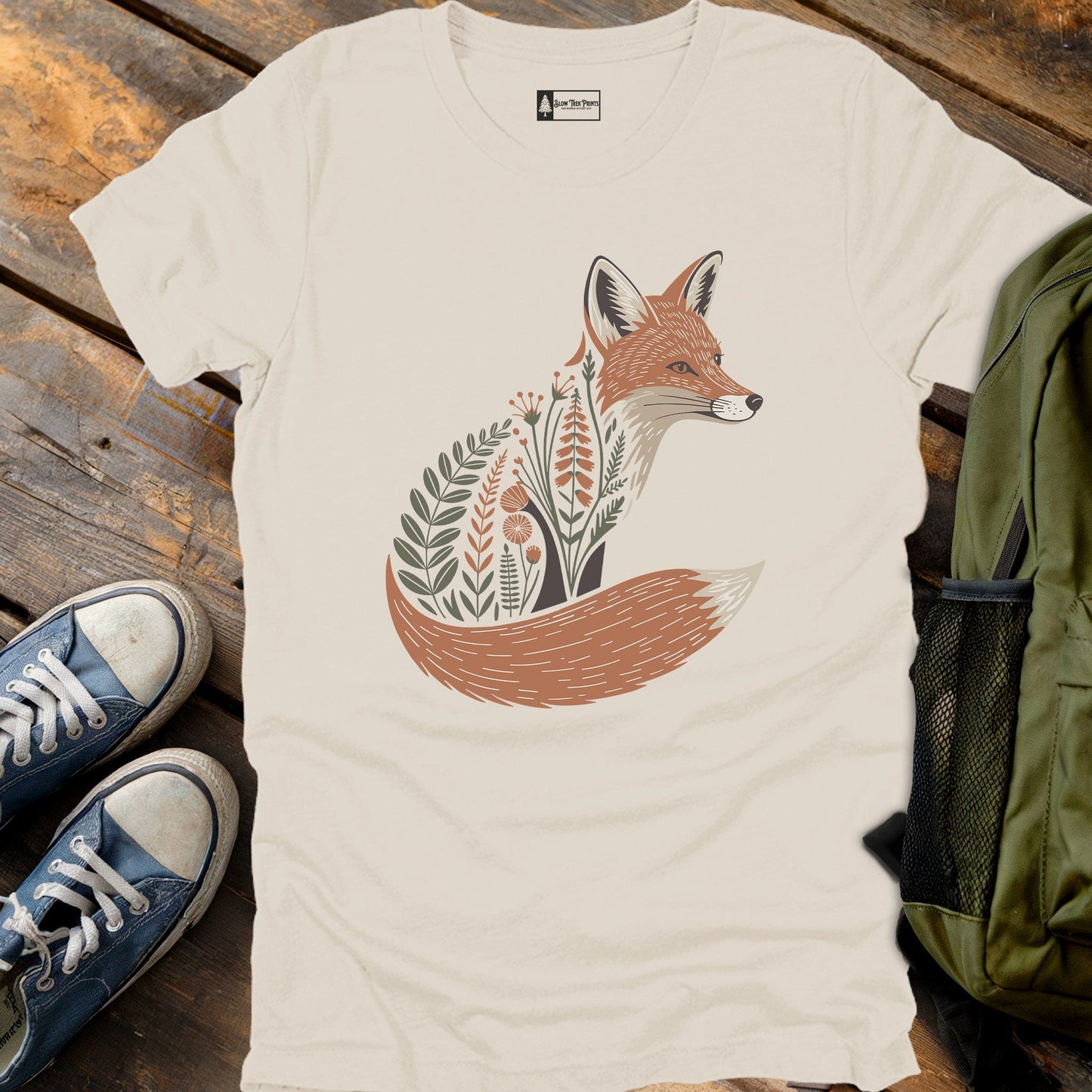 Floral Fox T-Shirt