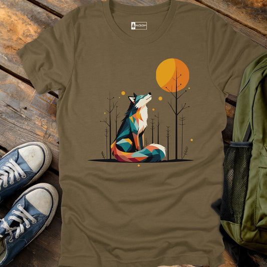 Geometric Wolf T-Shirt