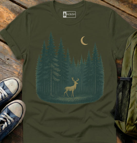 Moonlight Deer T-Shirt