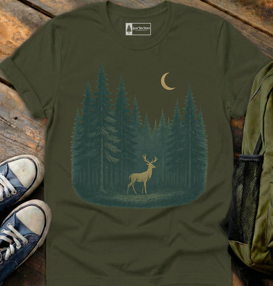 Moonlight Deer T-Shirt