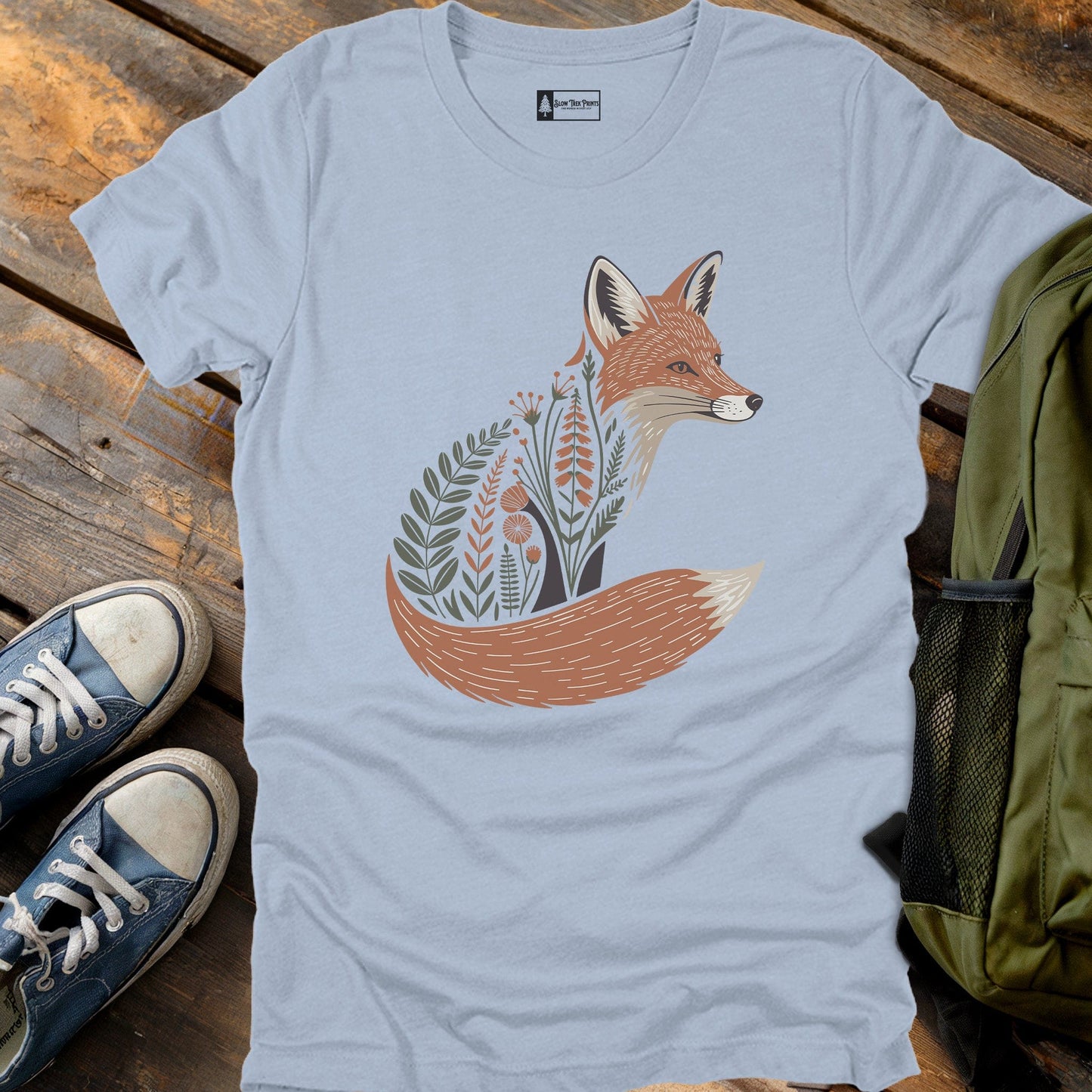 Floral Fox T-Shirt