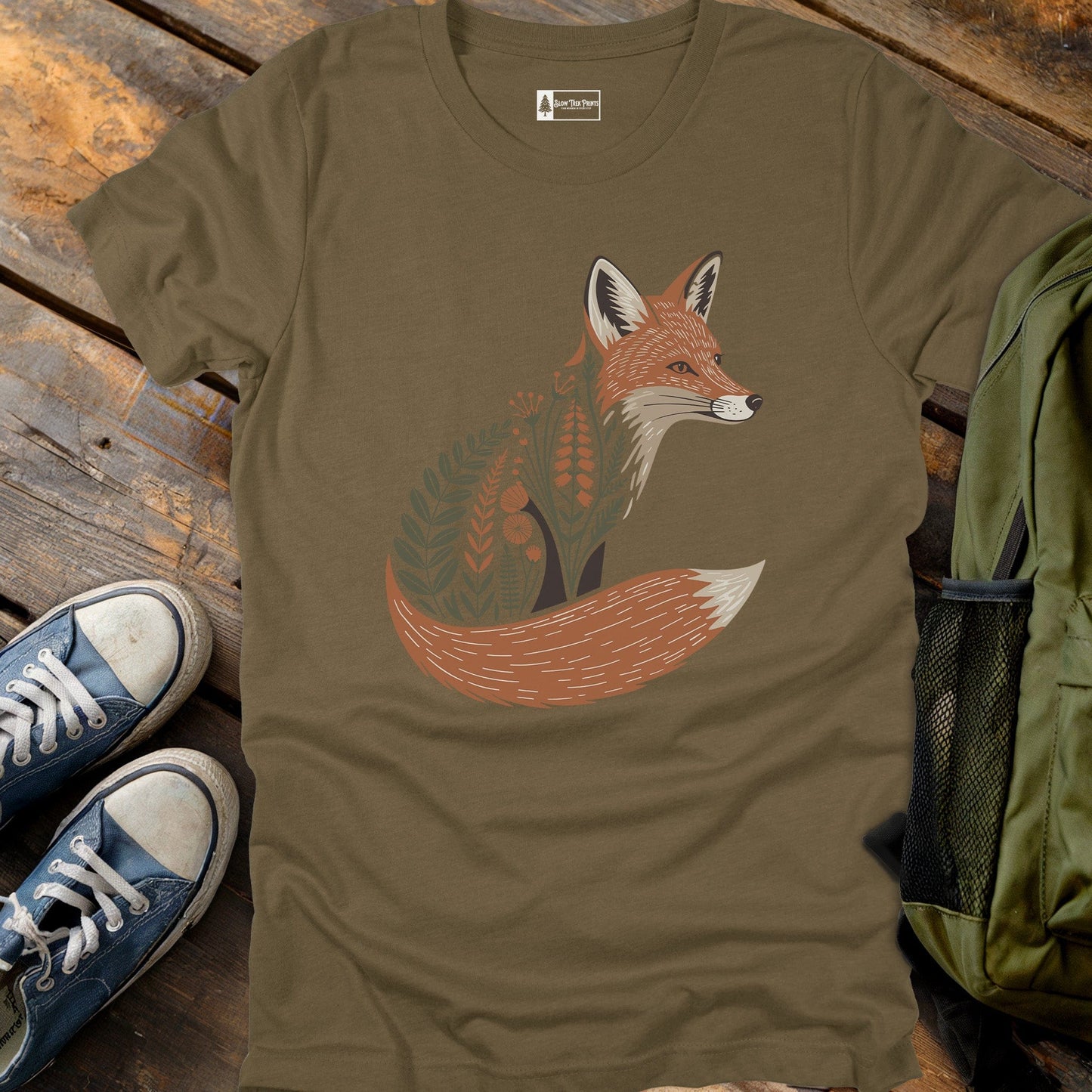 Floral Fox T-Shirt