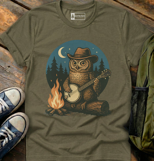 Banjo Owl T-Shirt