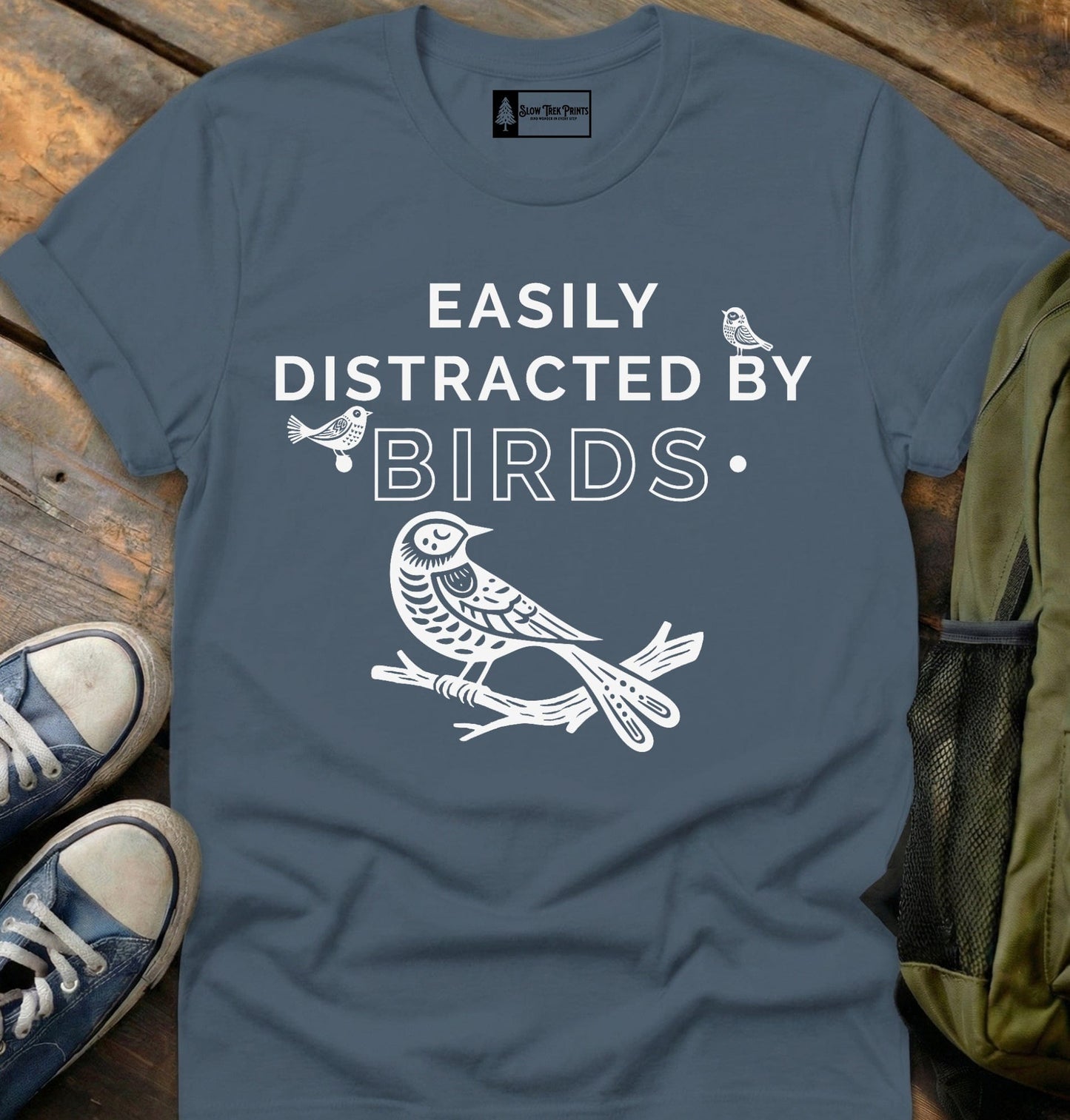 Easily Distracted By Birds T-Shirt