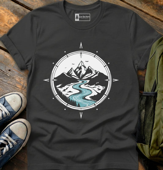 Winding River Compass T-Shirt