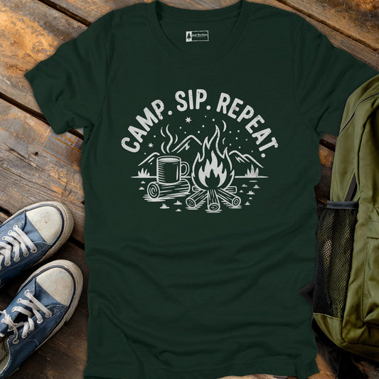 Camp Sip Repeat T-Shirt