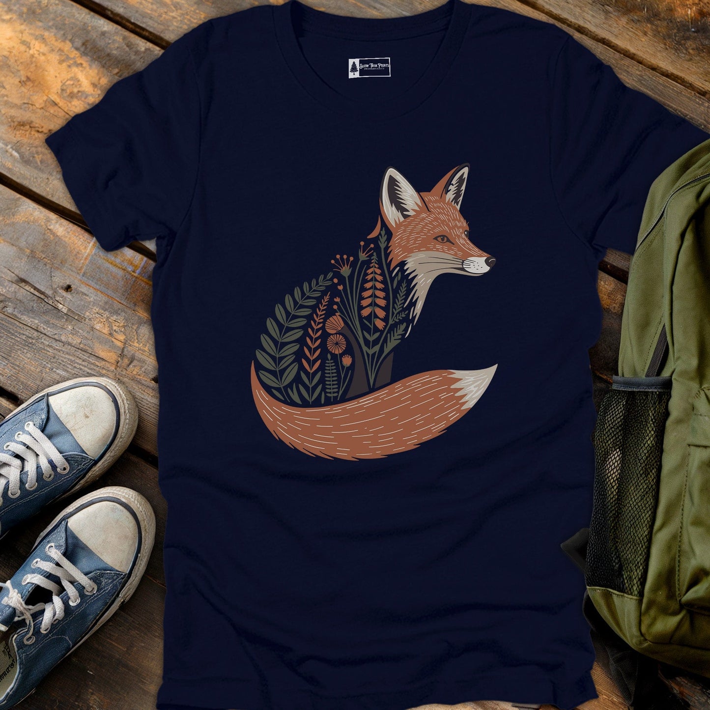 Floral Fox T-Shirt