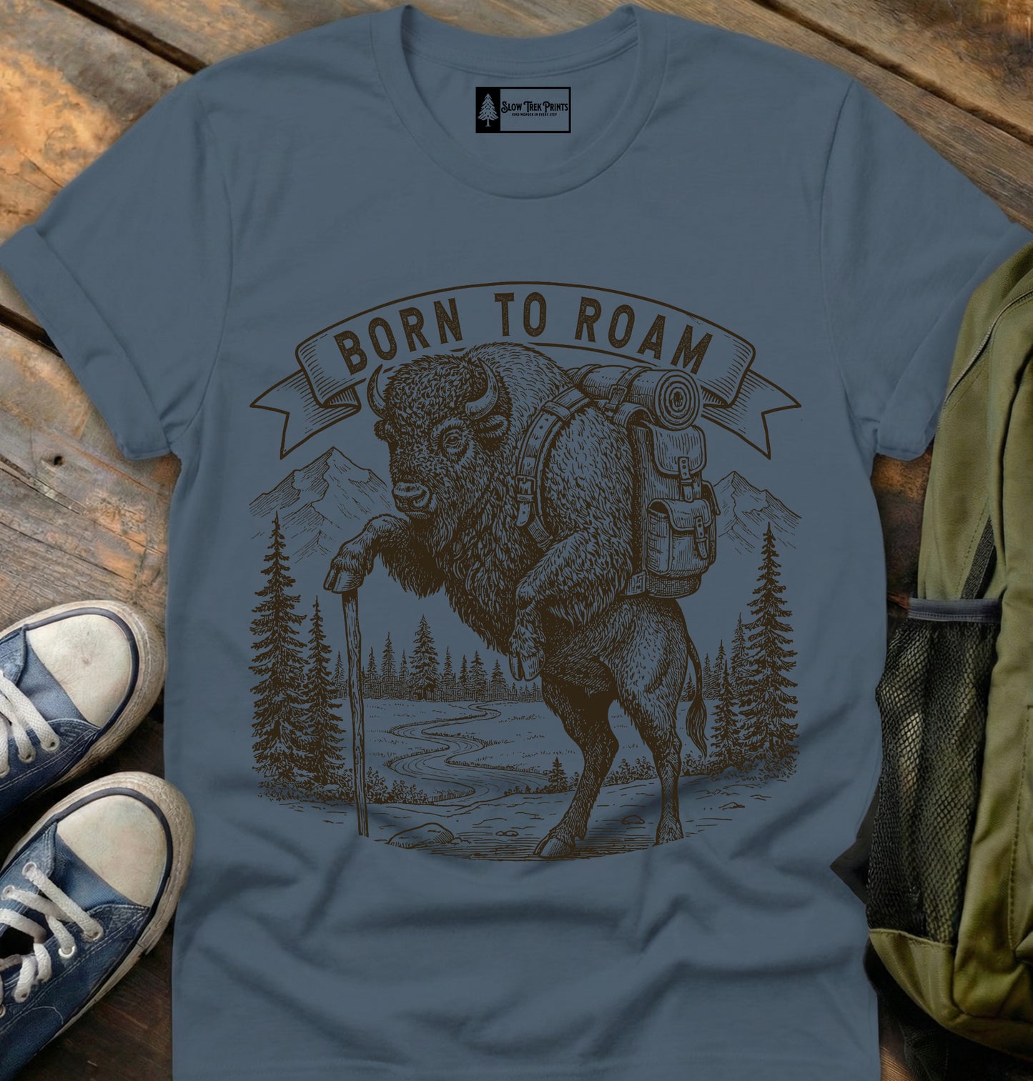 Roaming Bison T-Shirt