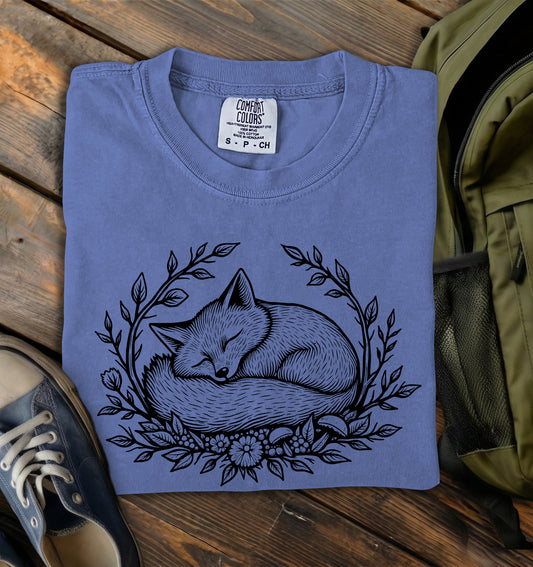 Dreaming Fox Comfort Colors T-Shirt