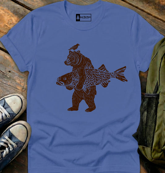 Fisherman Bear T-Shirt