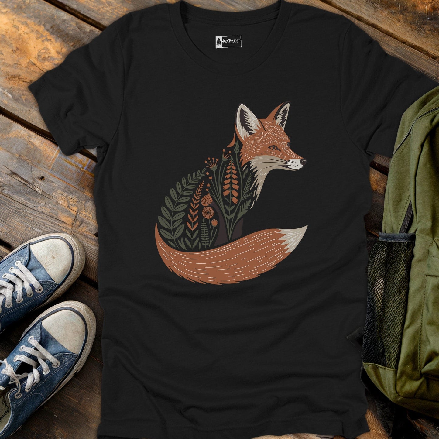 Floral Fox T-Shirt