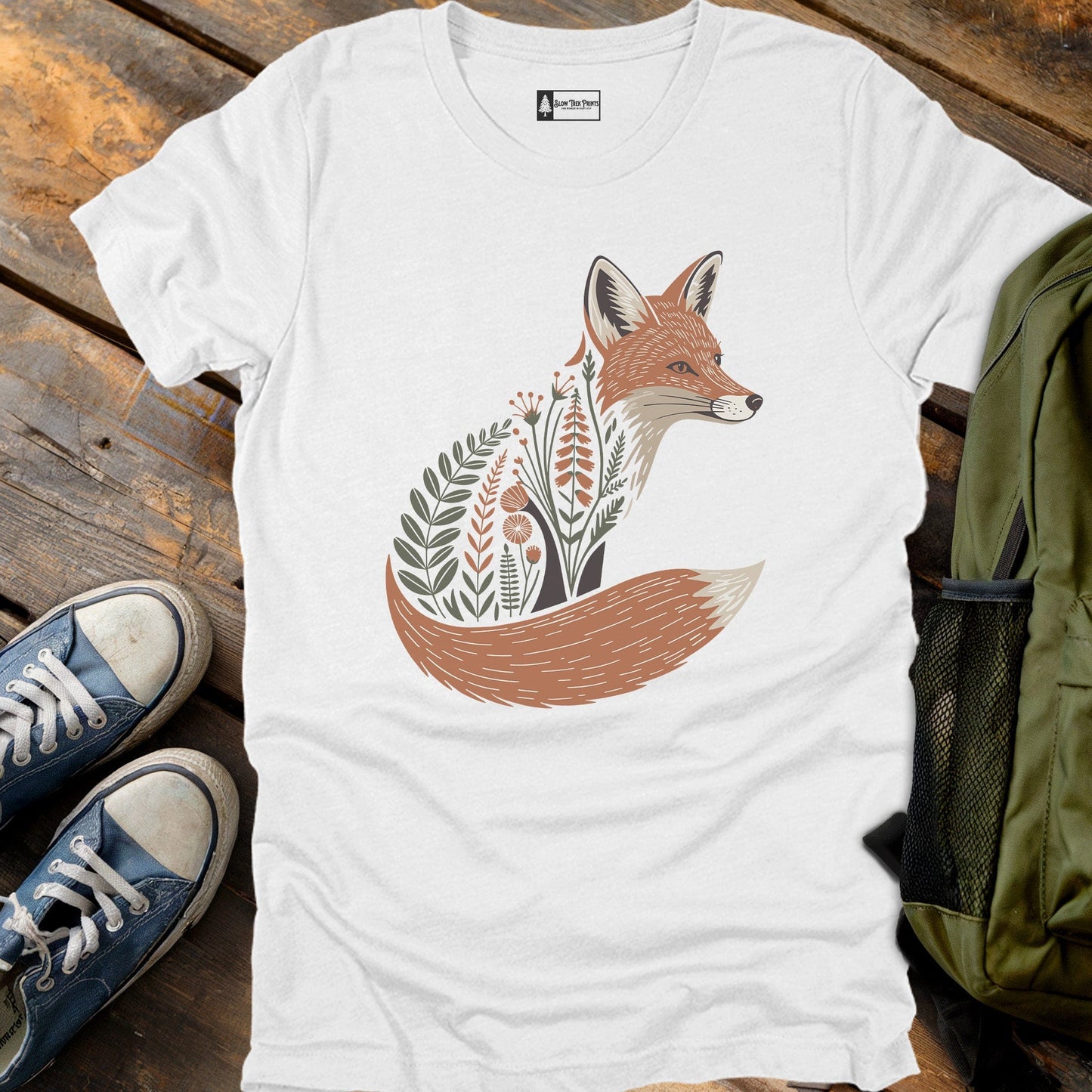 Floral Fox T-Shirt