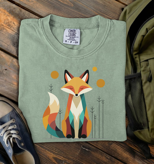 Sunset Fox Comfort Colors T-Shirt