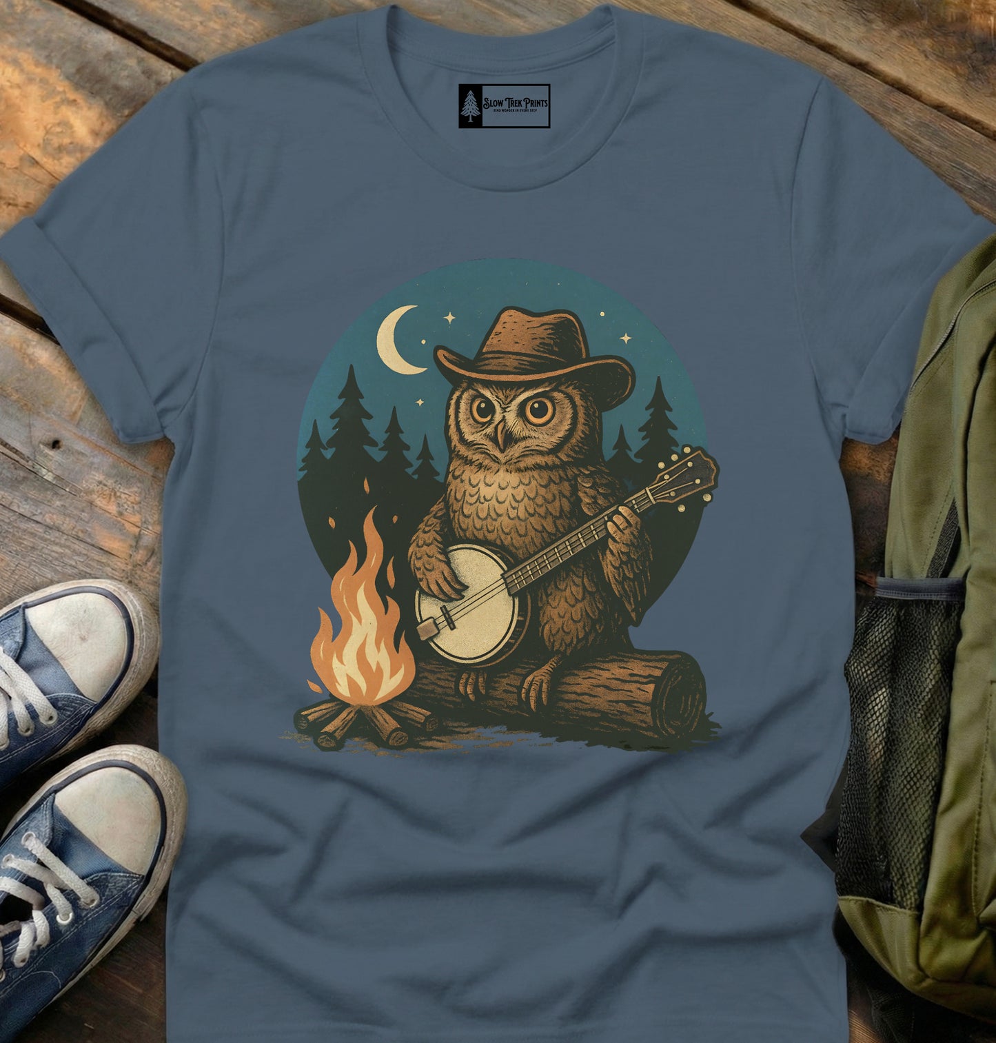 Banjo Owl T-Shirt