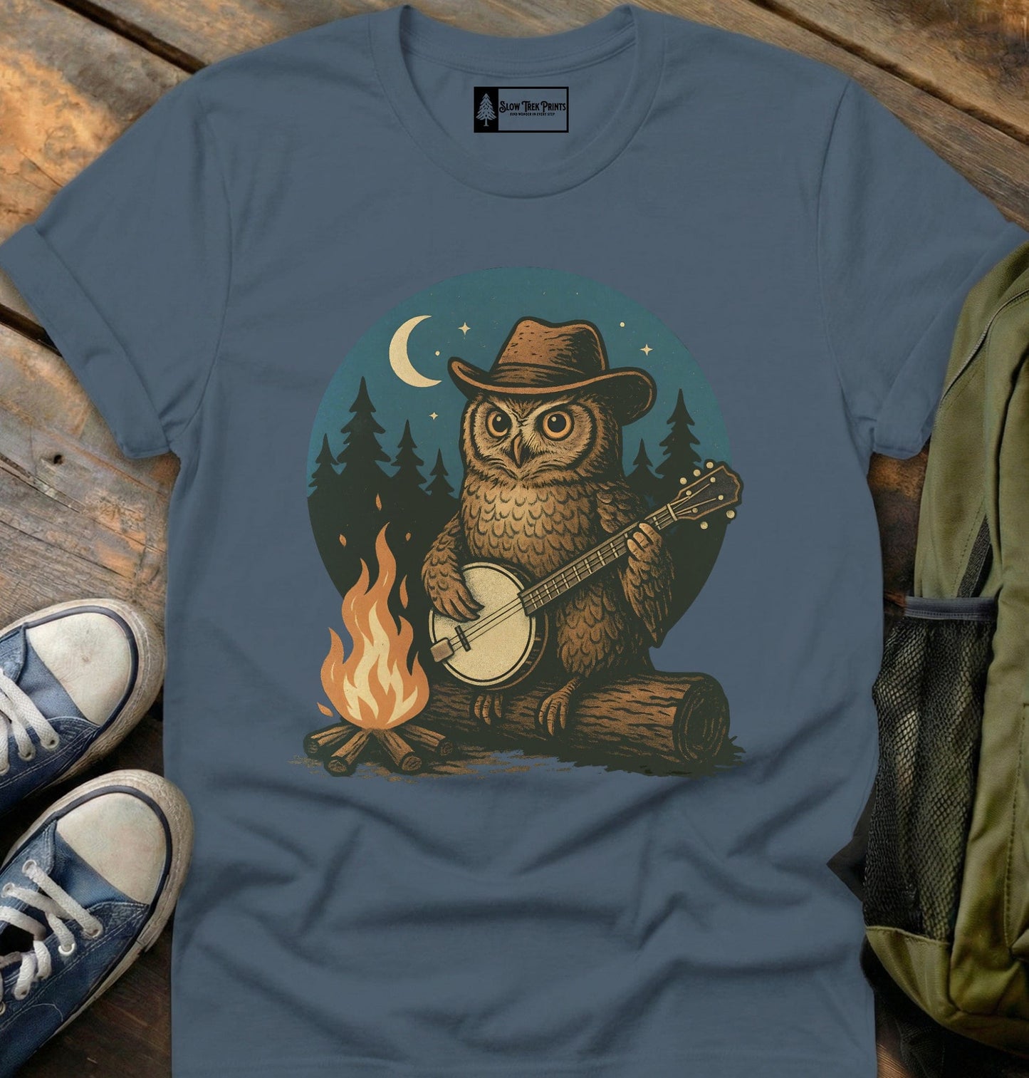 Banjo Owl T-Shirt