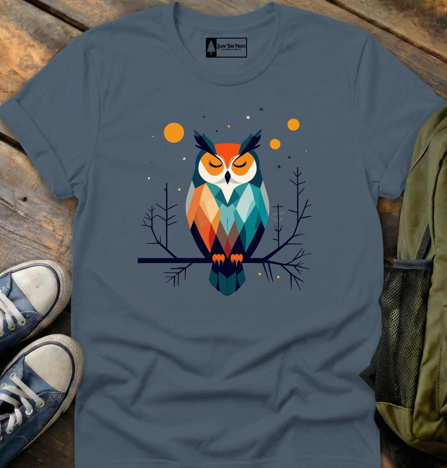 Geometric Owl T-Shirt