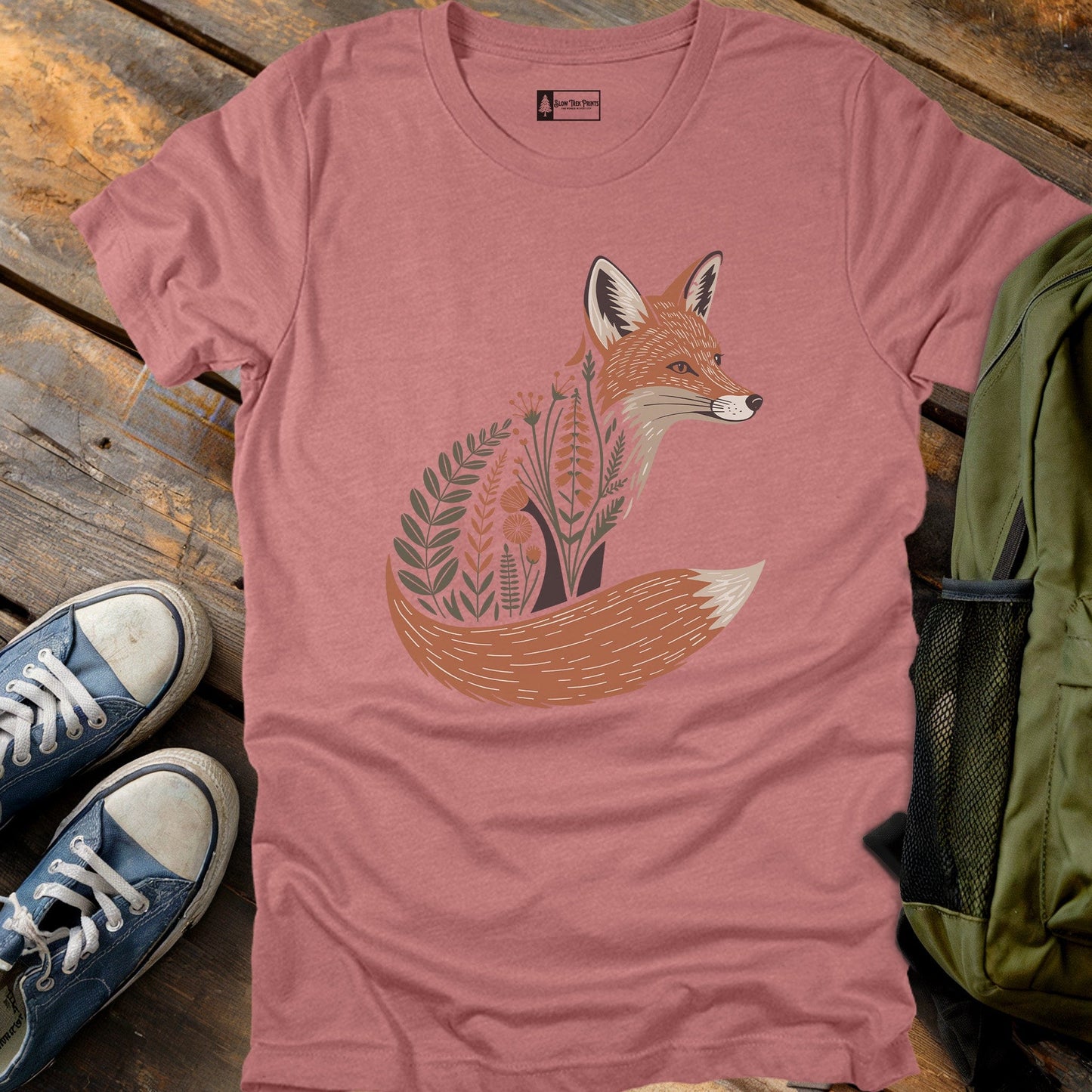 Floral Fox T-Shirt