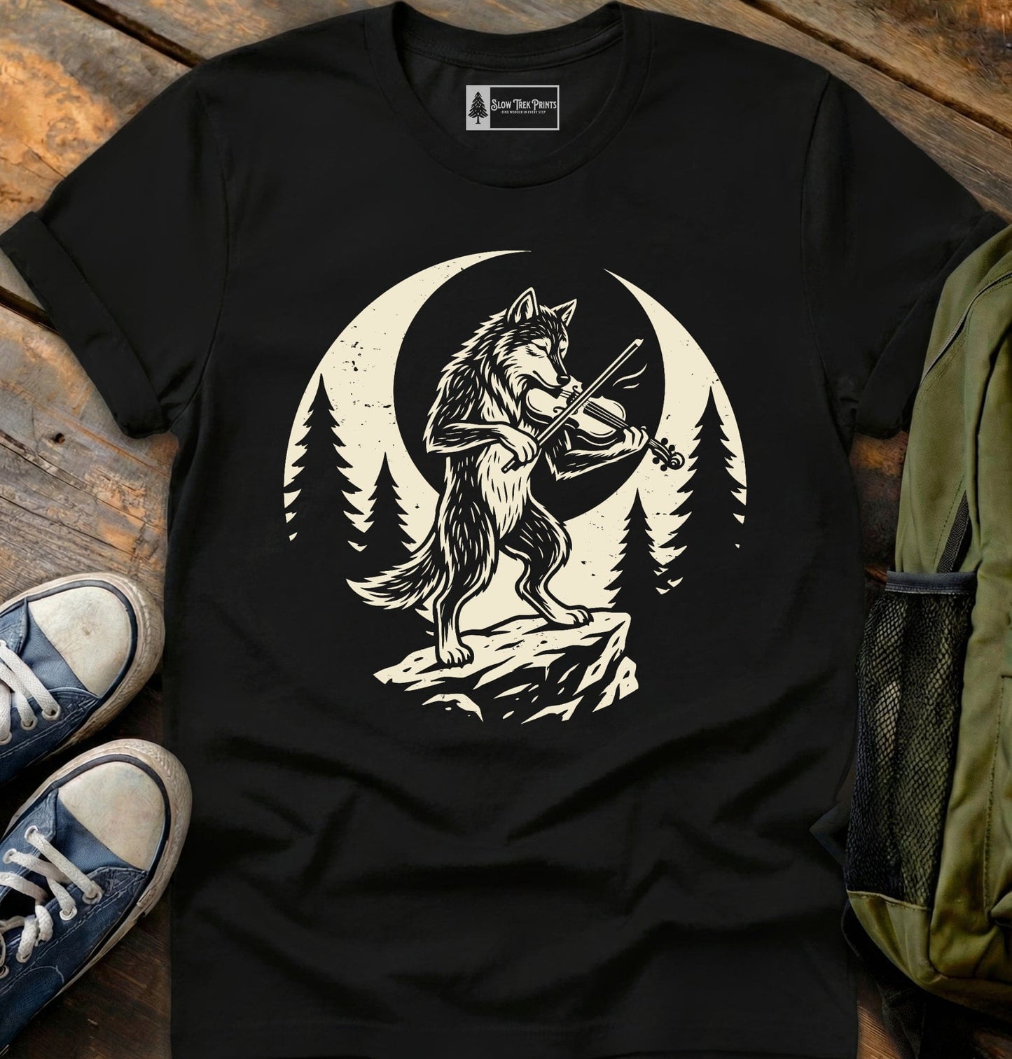 Wolf Fiddle T-Shirt