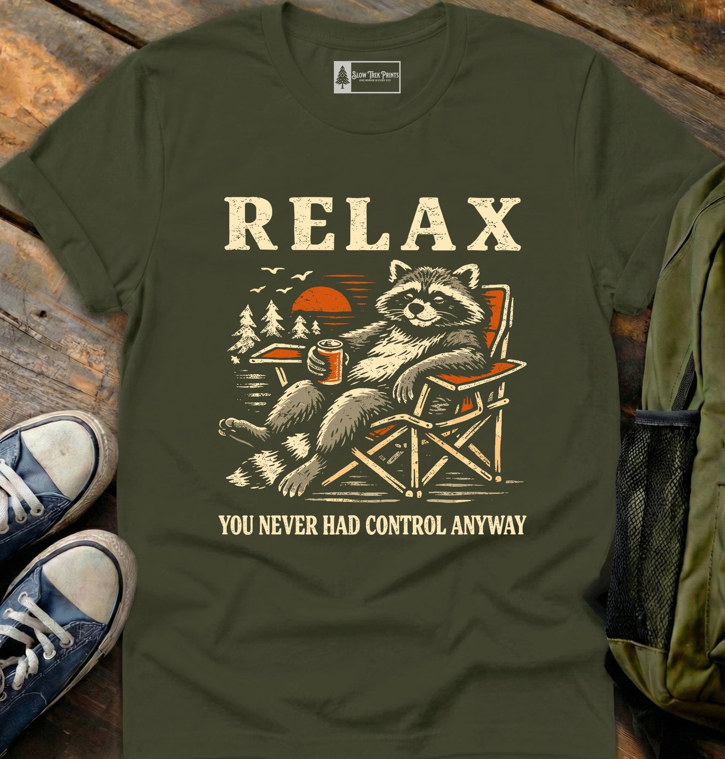 Relax Raccoon T-Shirt