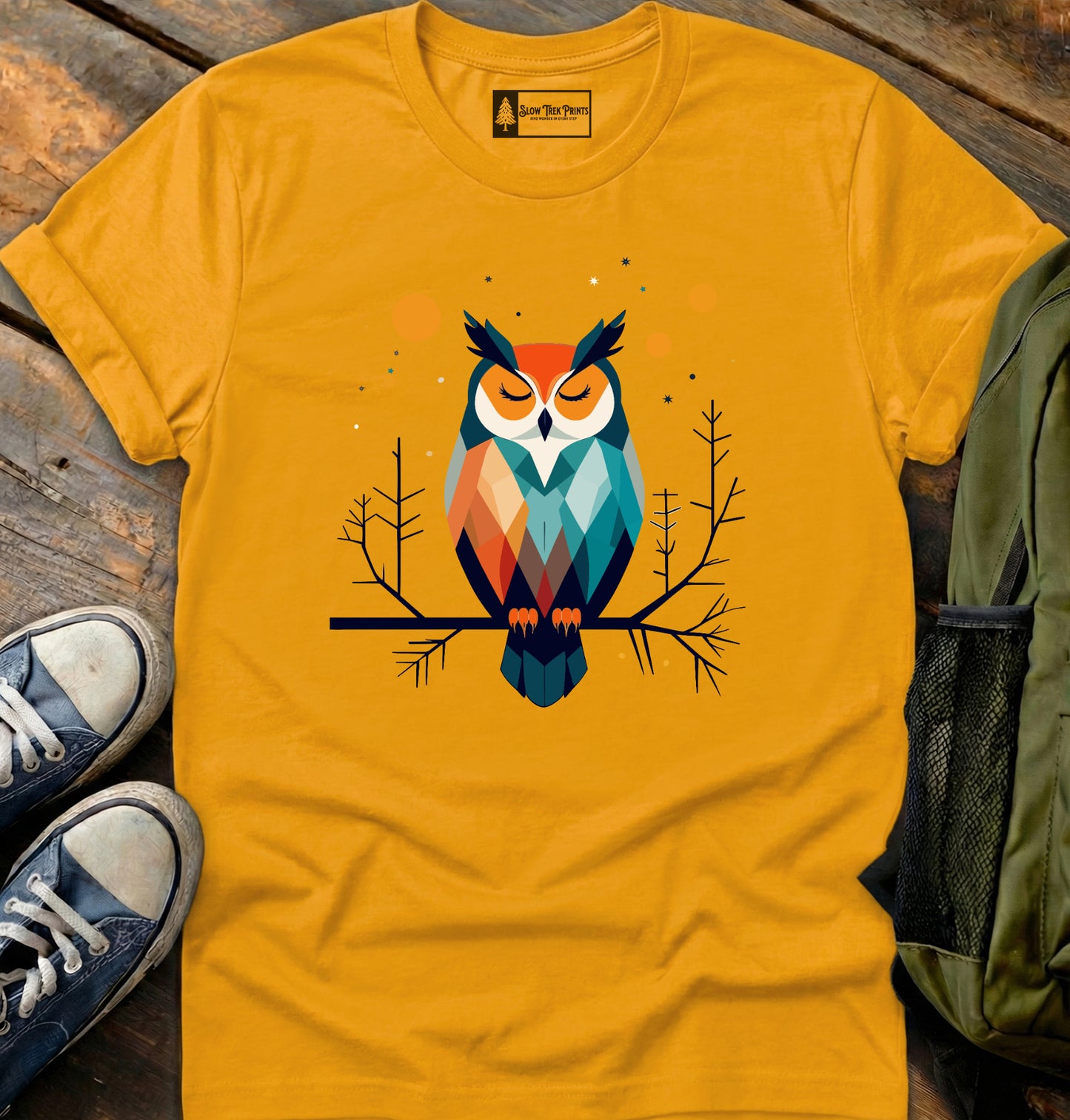Geometric Owl T-Shirt