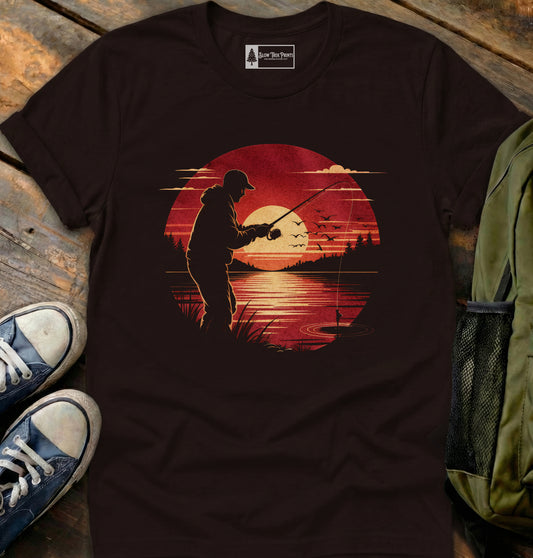 Sunset Fisherman T-Shirt
