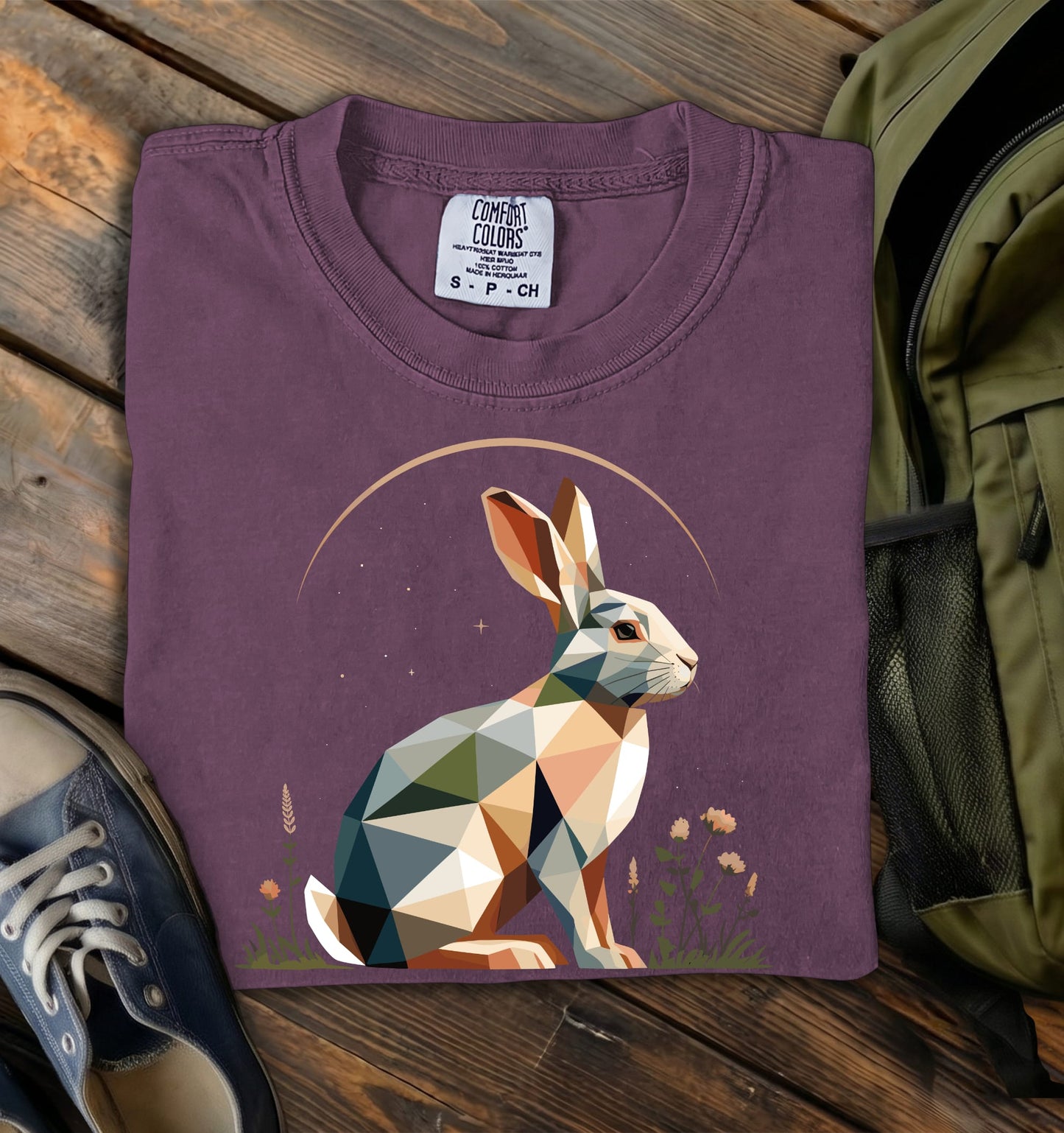 Midnight Rabbit Comfort Colors T-Shirt