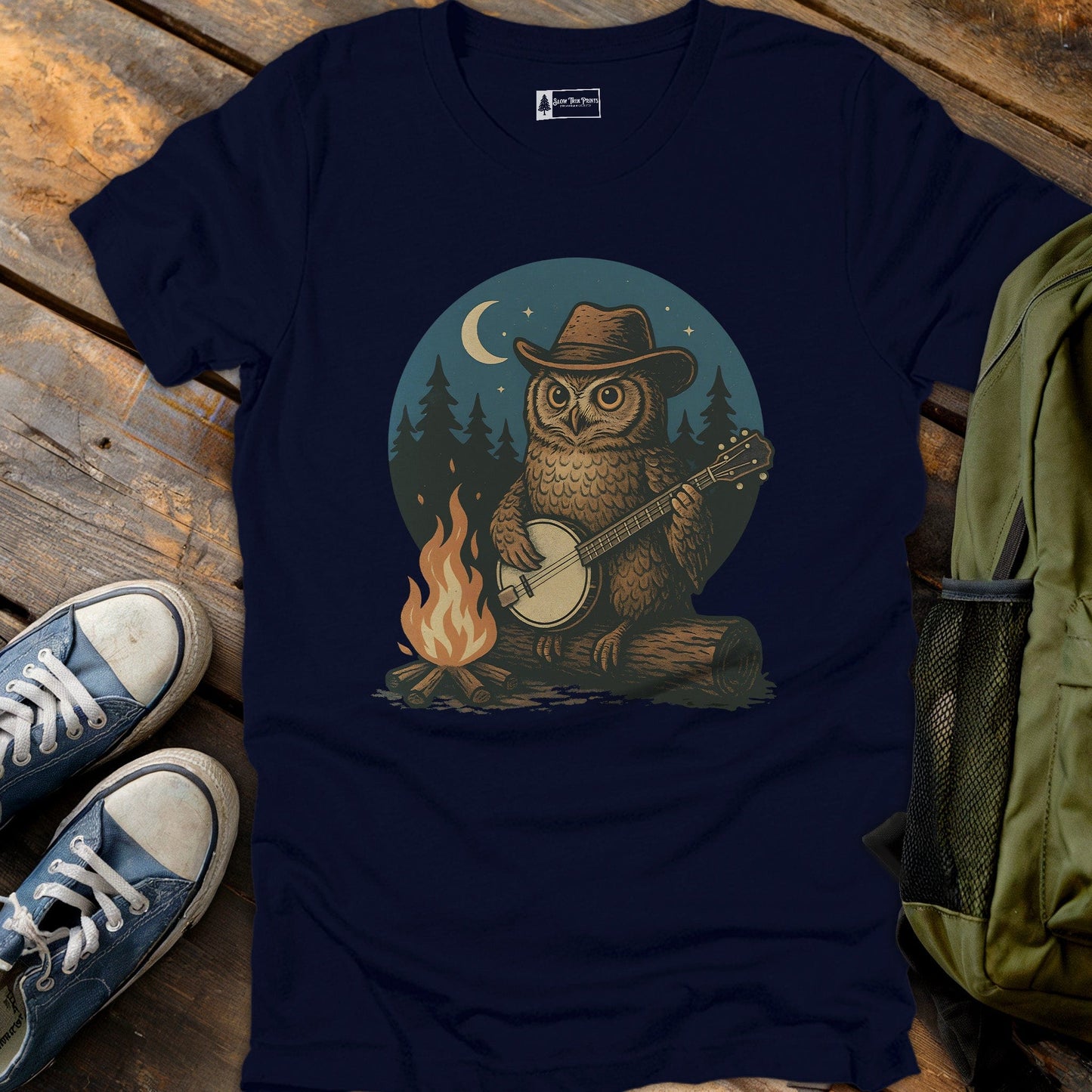 Banjo Owl T-Shirt