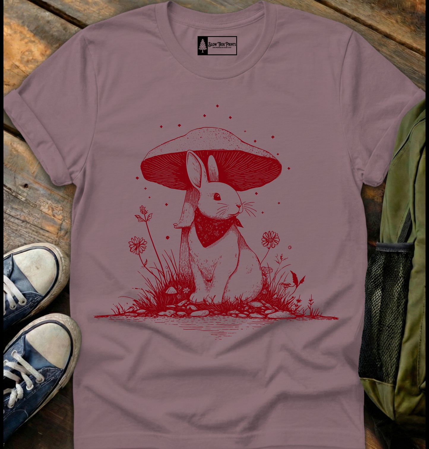Mushroom Rabbit T-Shirt