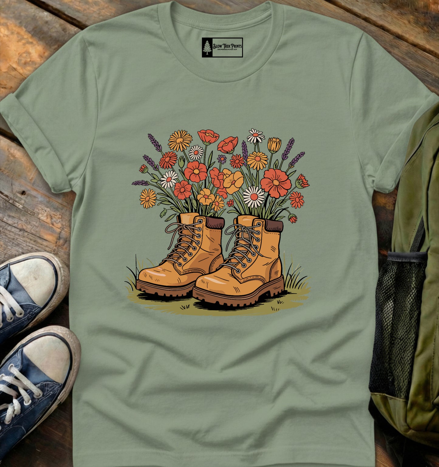 Blooming Boots T-Shirt