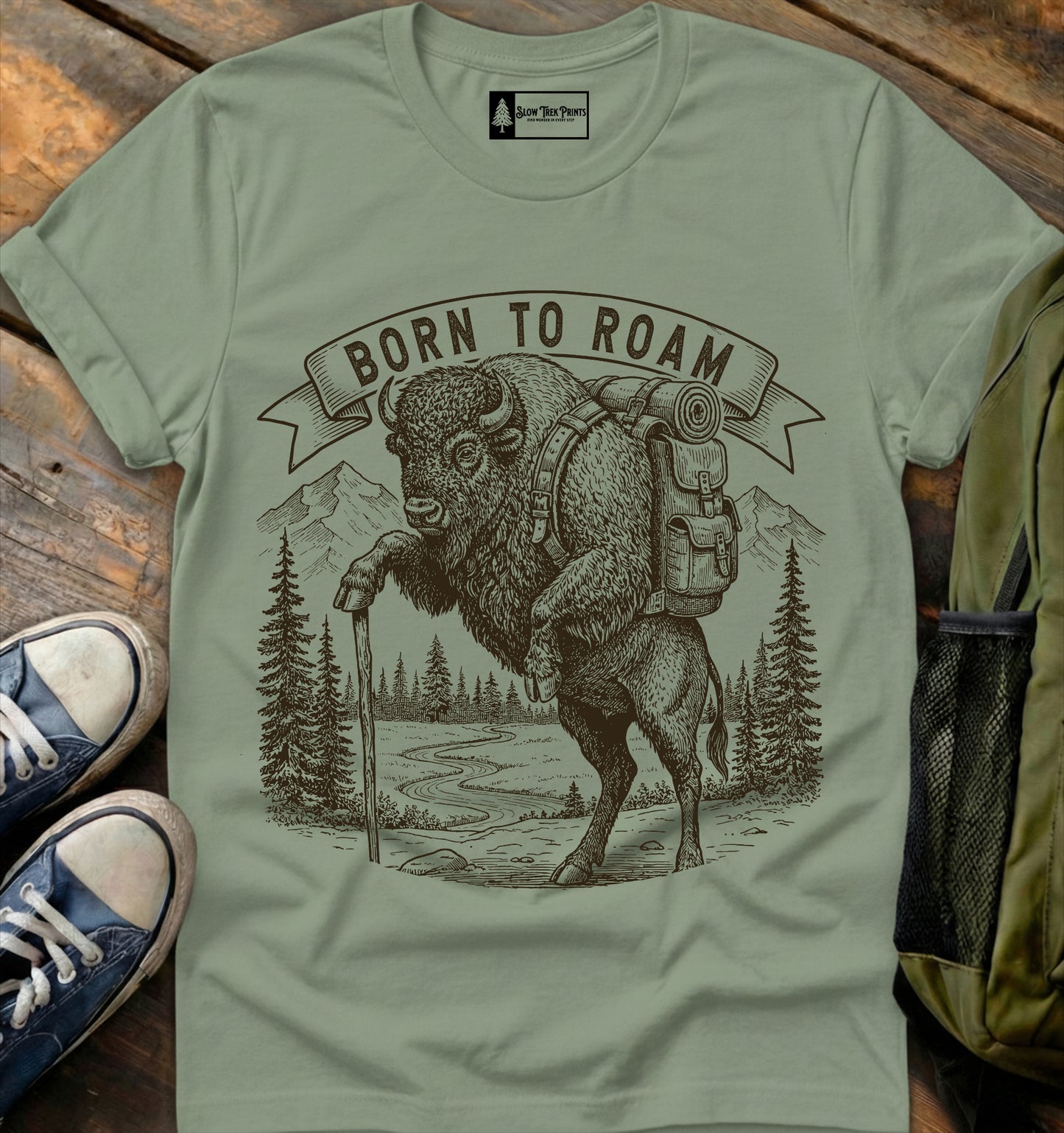 Roaming Bison T-Shirt