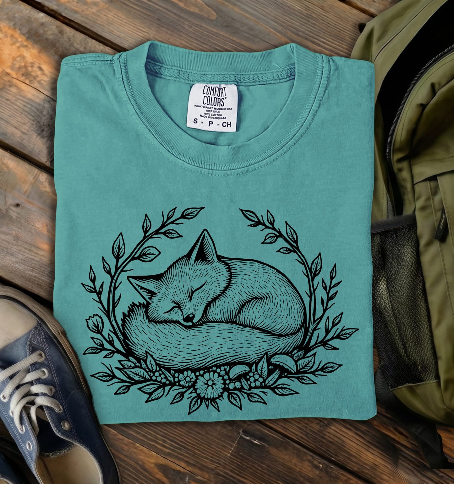 Dreaming Fox Comfort Colors T-Shirt