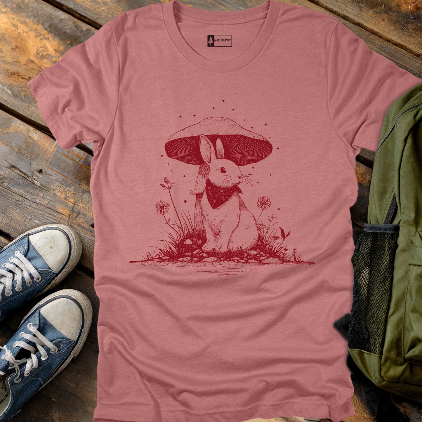 Mushroom Rabbit T-Shirt