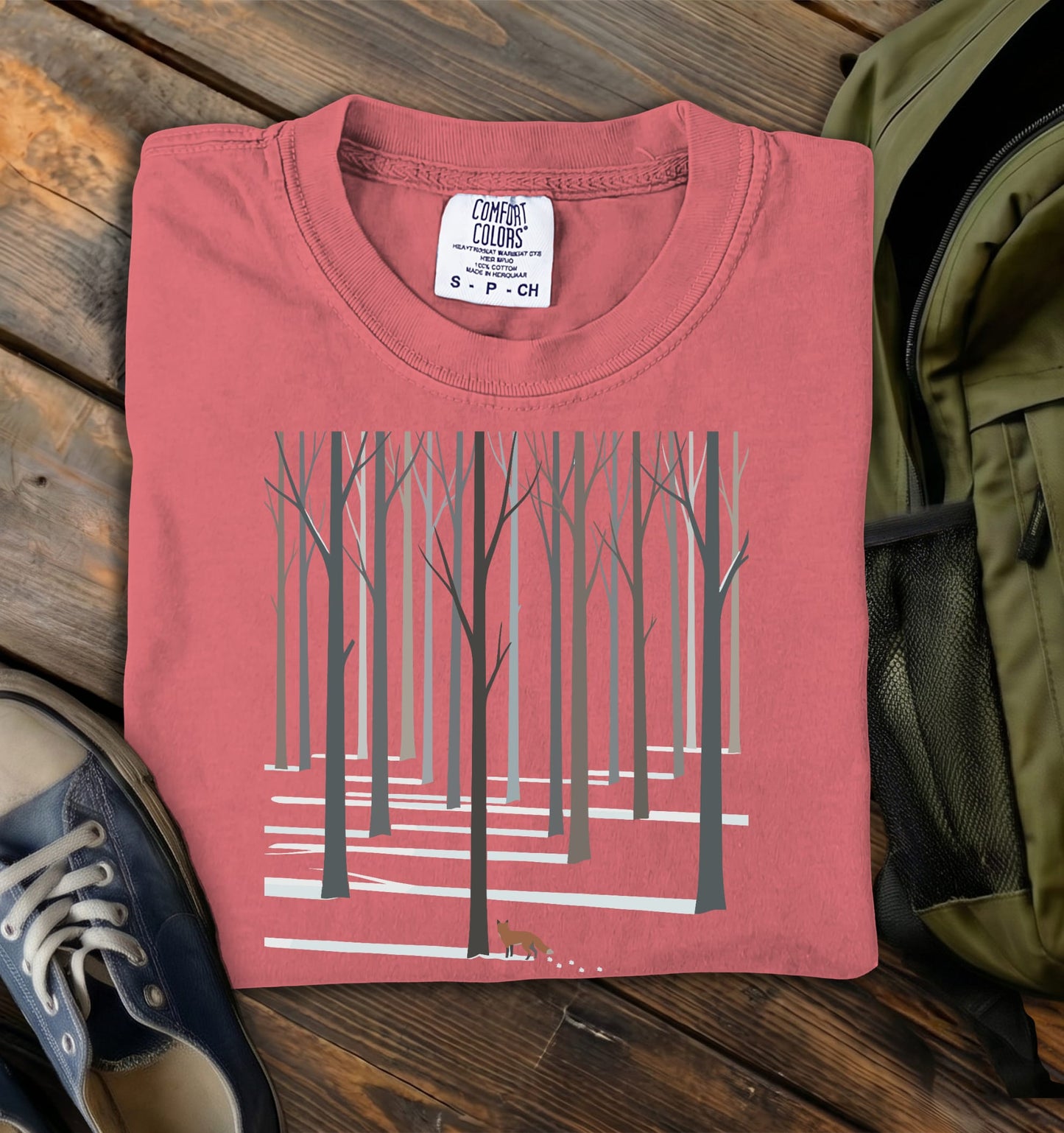 Winter Fox Comfort Colors T-Shirt