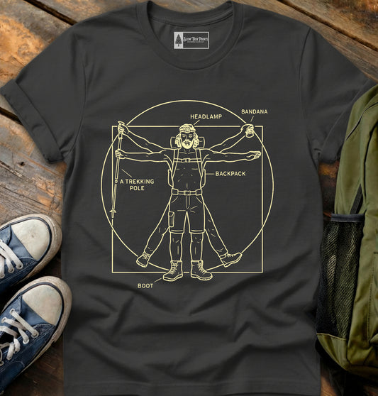 Vitruvian Hiker T-Shirt