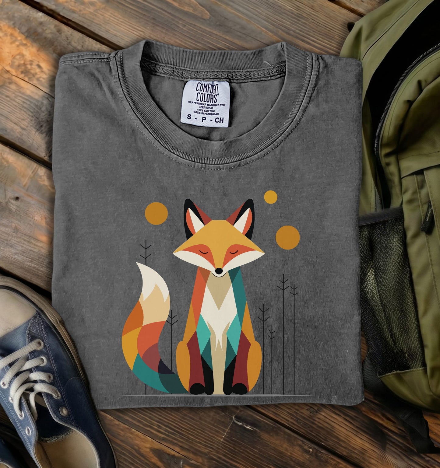 Sunset Fox Comfort Colors T-Shirt