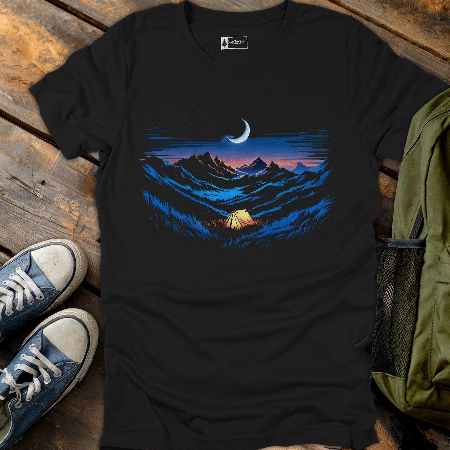 Camp Under Moonlight T-Shirt