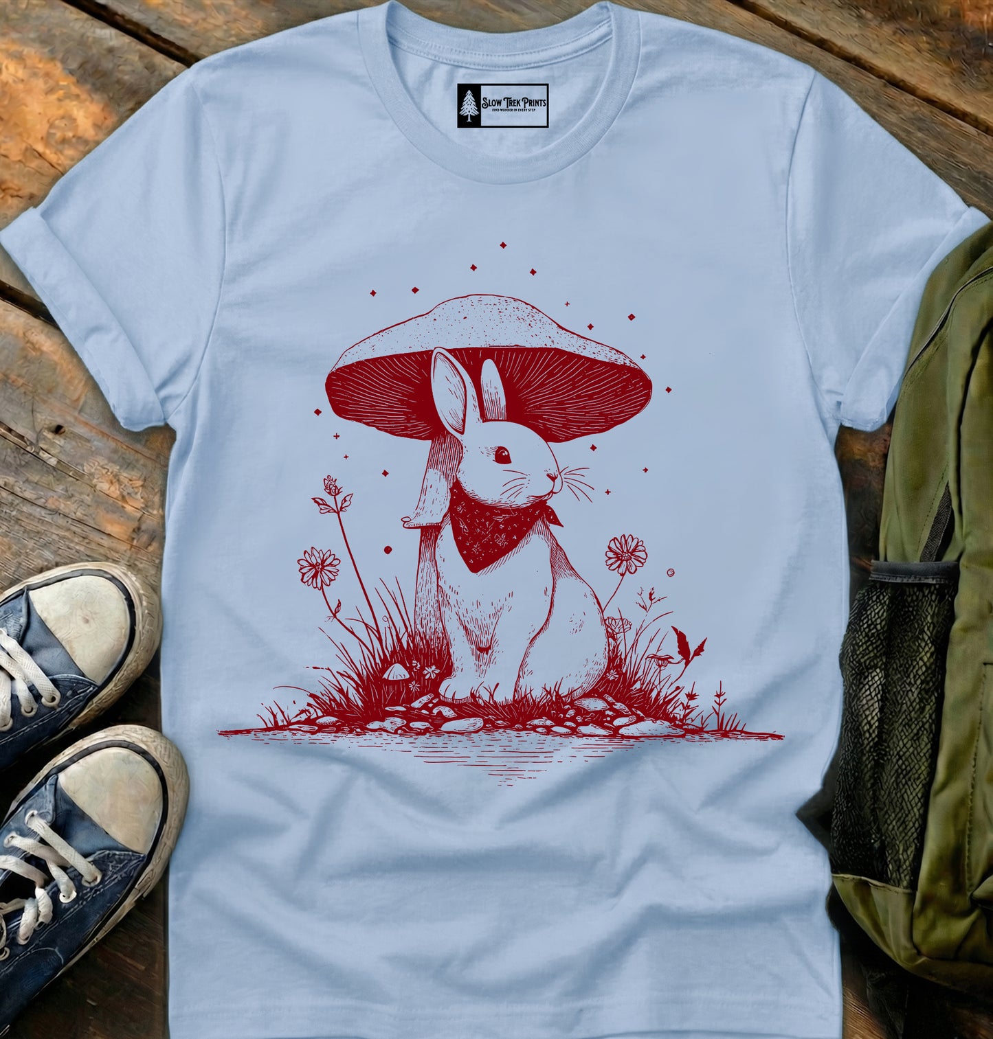 Mushroom Rabbit T-Shirt
