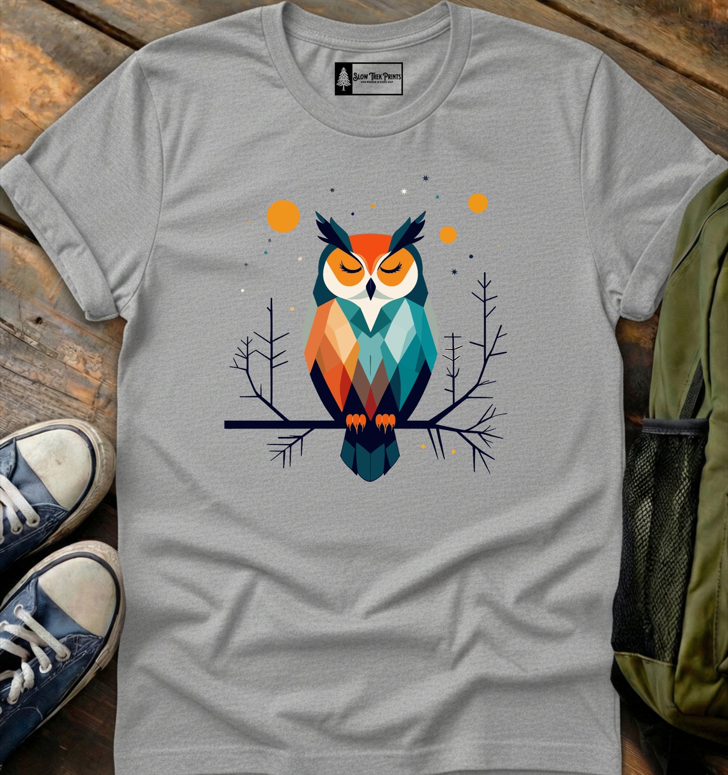 Geometric Owl T-Shirt