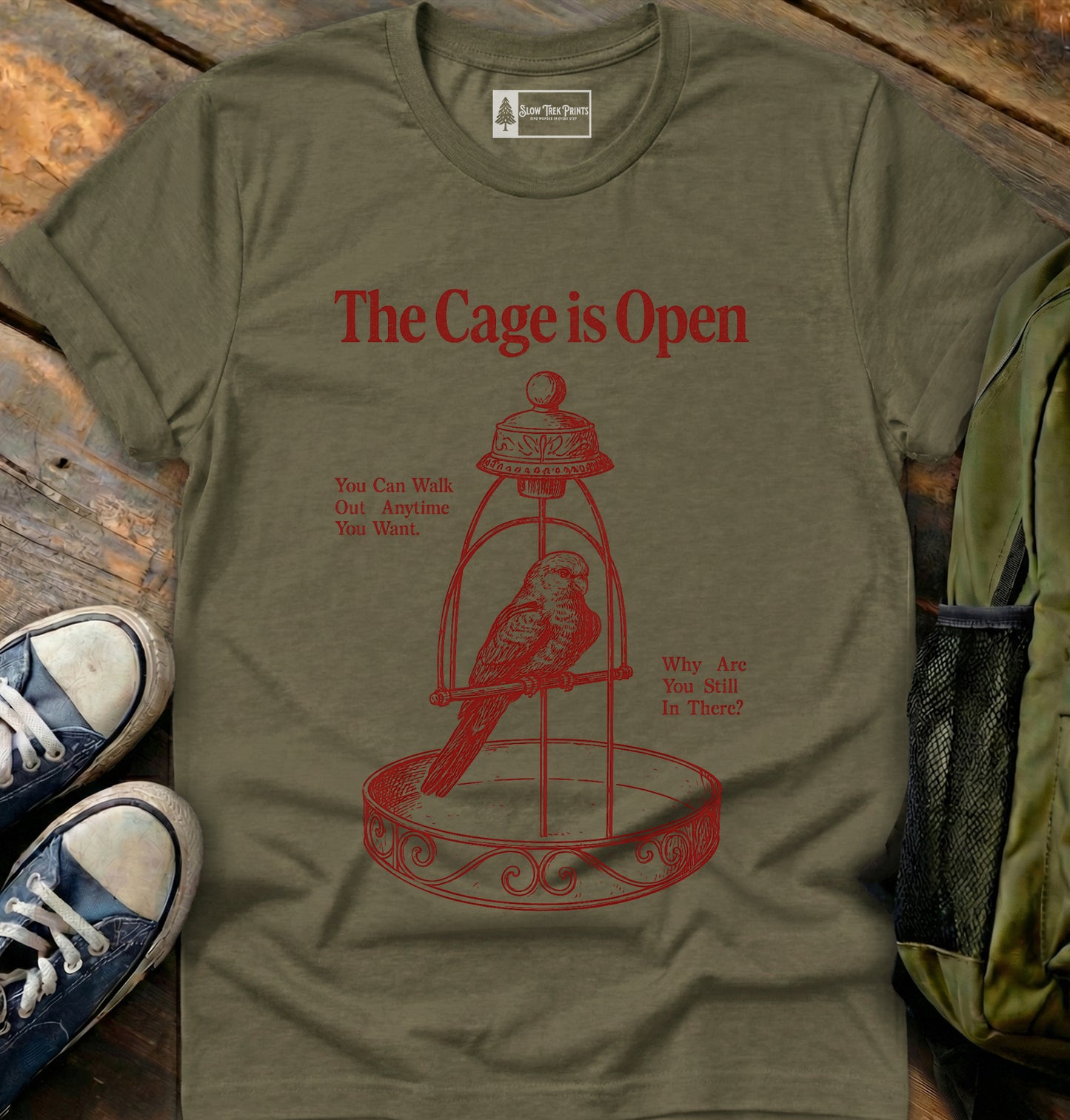 The Cage Is Open T-Shirt