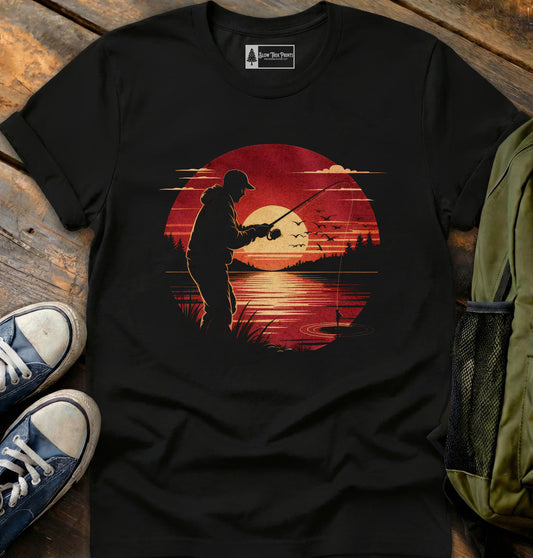 Sunset Fisherman T-Shirt