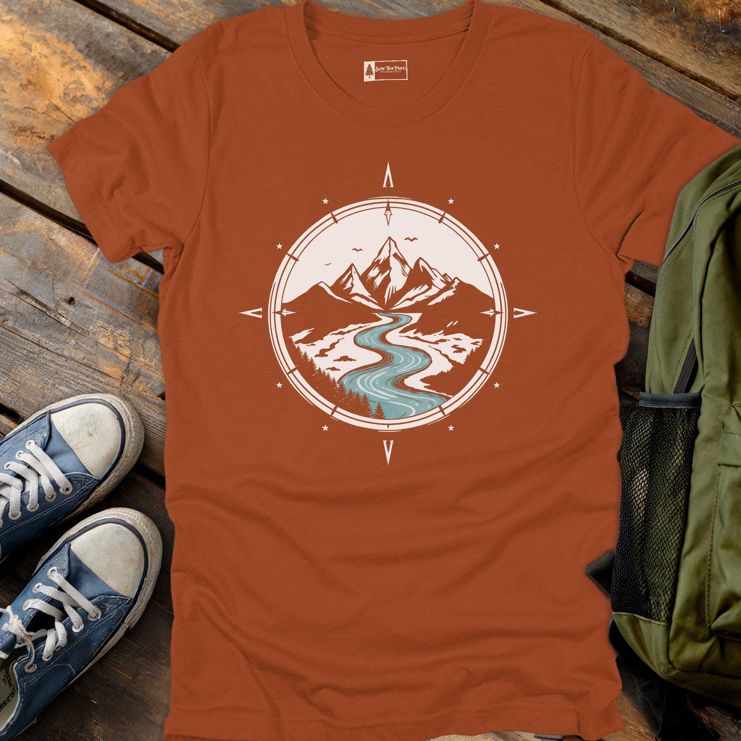 Winding River Compass T-Shirt