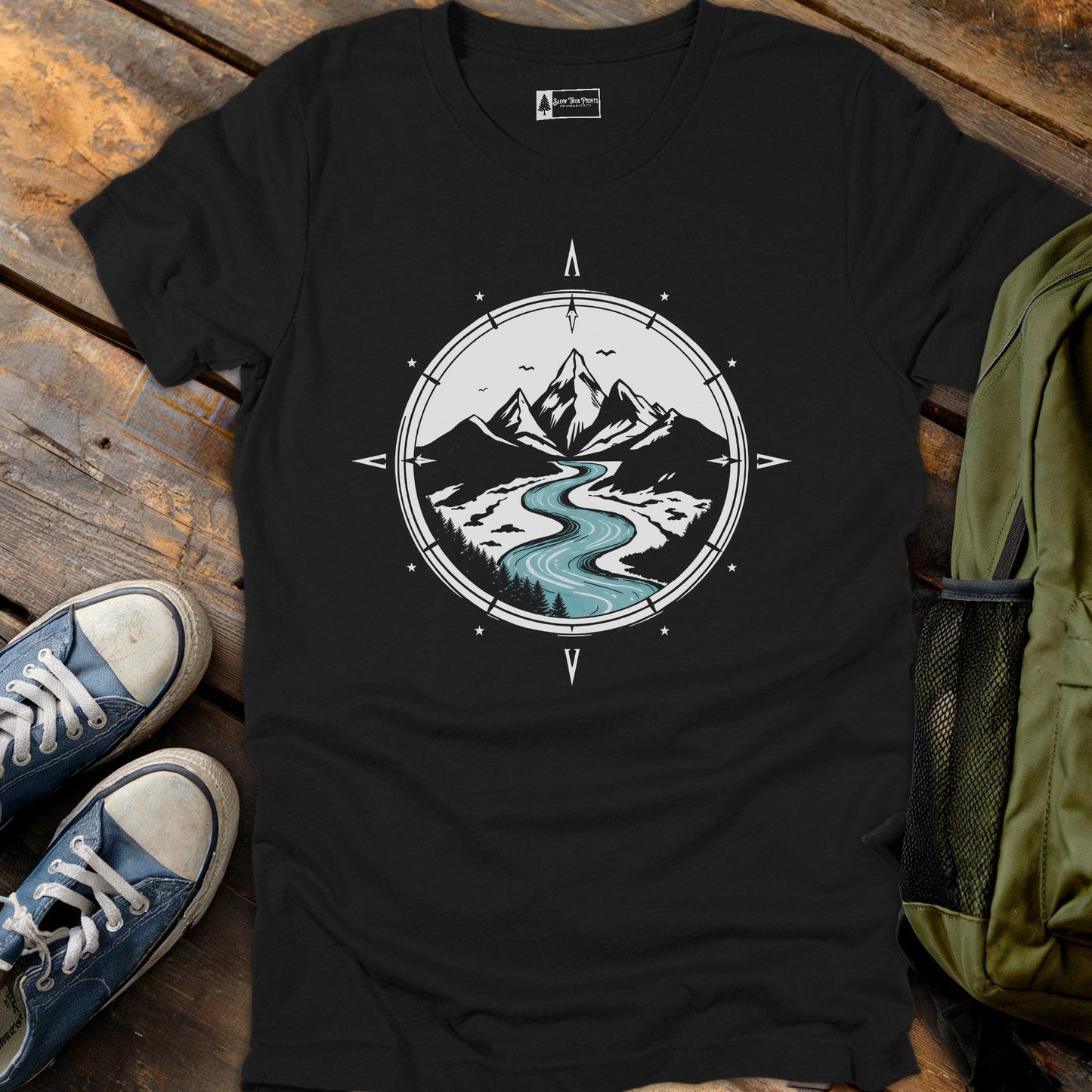 Winding River Compass T-Shirt