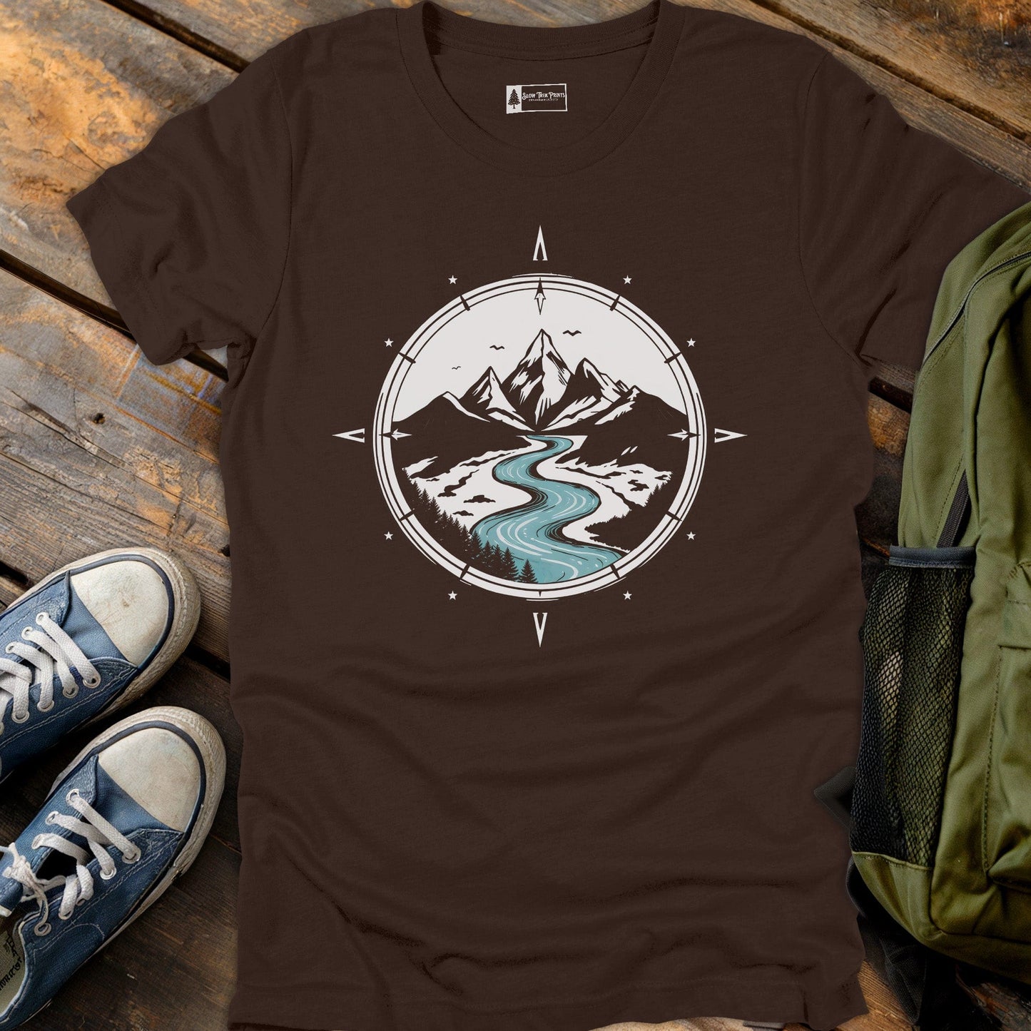 Winding River Compass T-Shirt