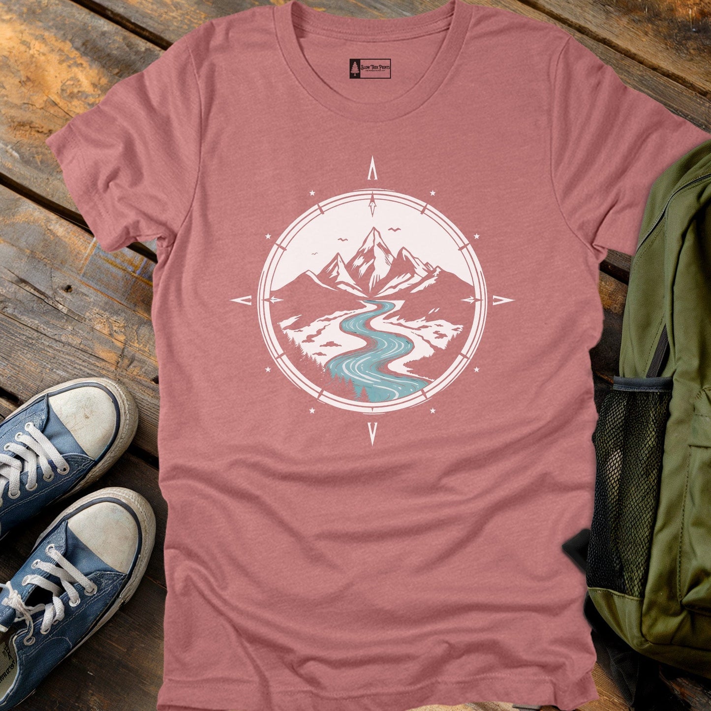 Winding River Compass T-Shirt