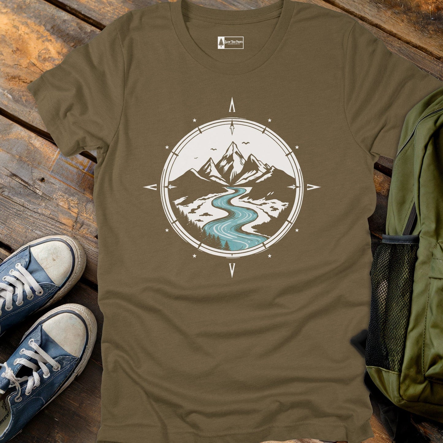 Winding River Compass T-Shirt