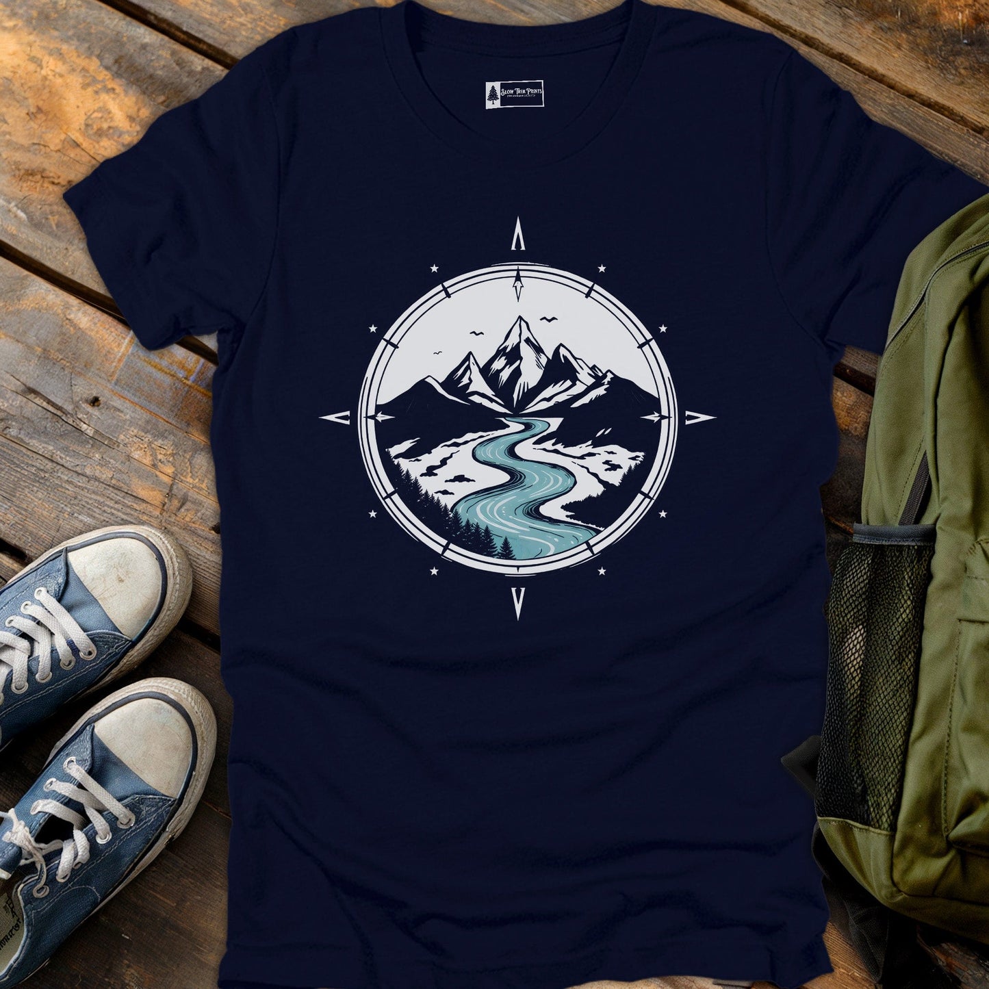 Winding River Compass T-Shirt